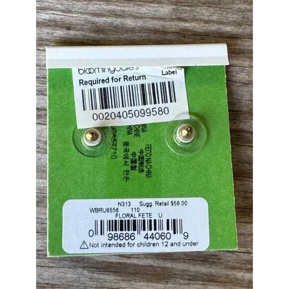 Kate Spade New York Floral Fete Earrings - Picture 3 of 4